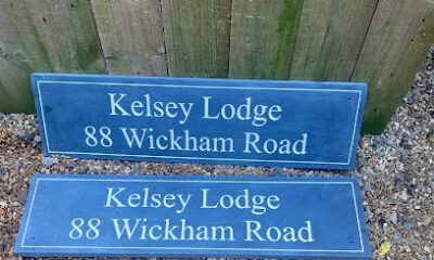 Slate House Sign Manufacturer